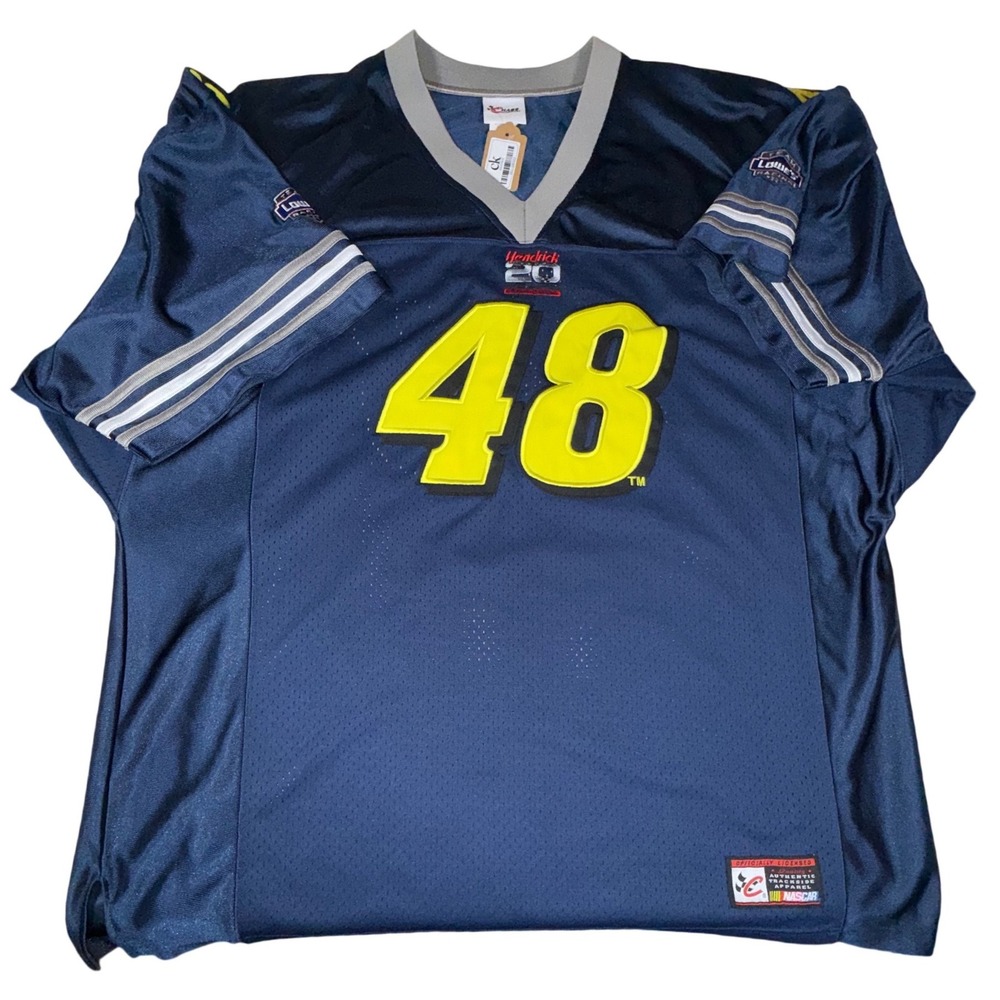 Chase Authentics Jimmie Johnson 48 NASCAR Jersey Navy Blue 2XL Lowe's Racing